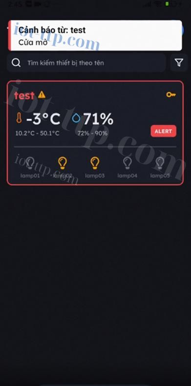 phần mềm giám sát nhiệt độ độ ẩm
